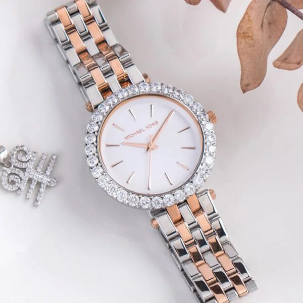 Michael Kors Darci Three-Hand Two-Tone Steel Watch- MK4515